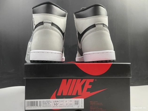 White Retro Smoke Air Black Grey High 555088-035 Light 1 Jordan 0708